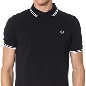 Fred Perry Black Polo